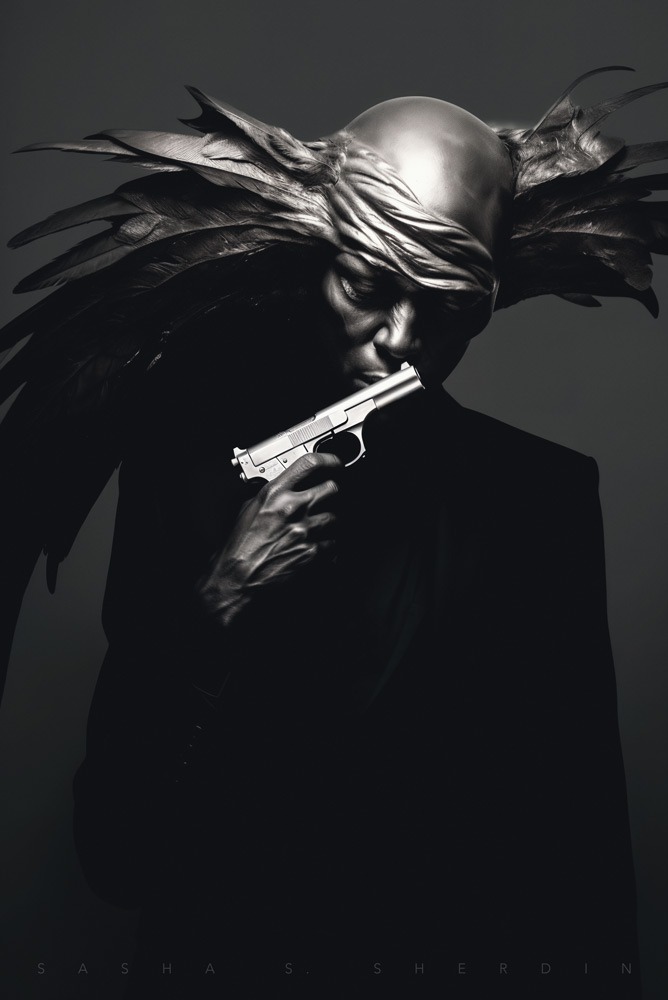 The man who shot the man who sold the world - Art by Sasha Sherdin